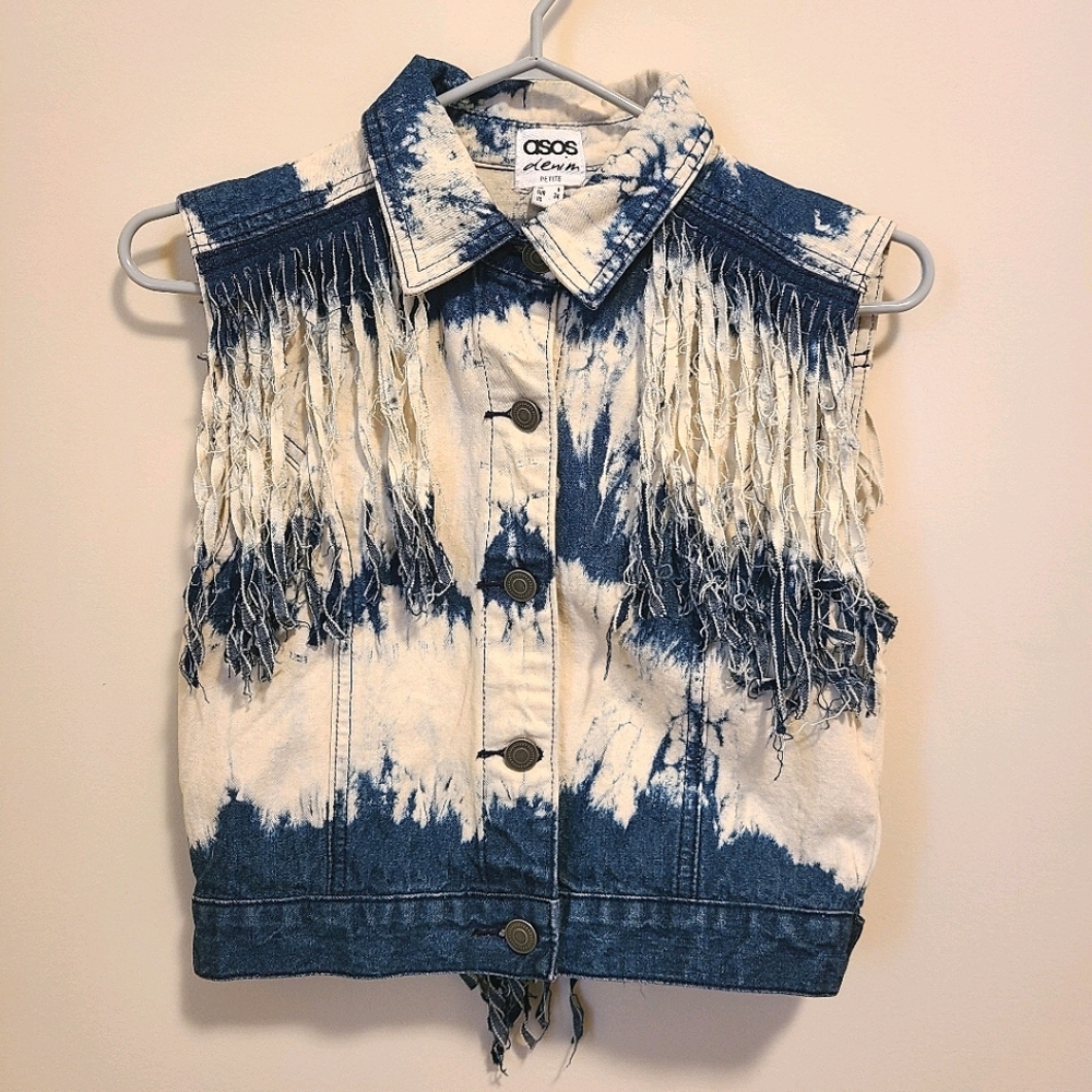 Asos petite demin vest